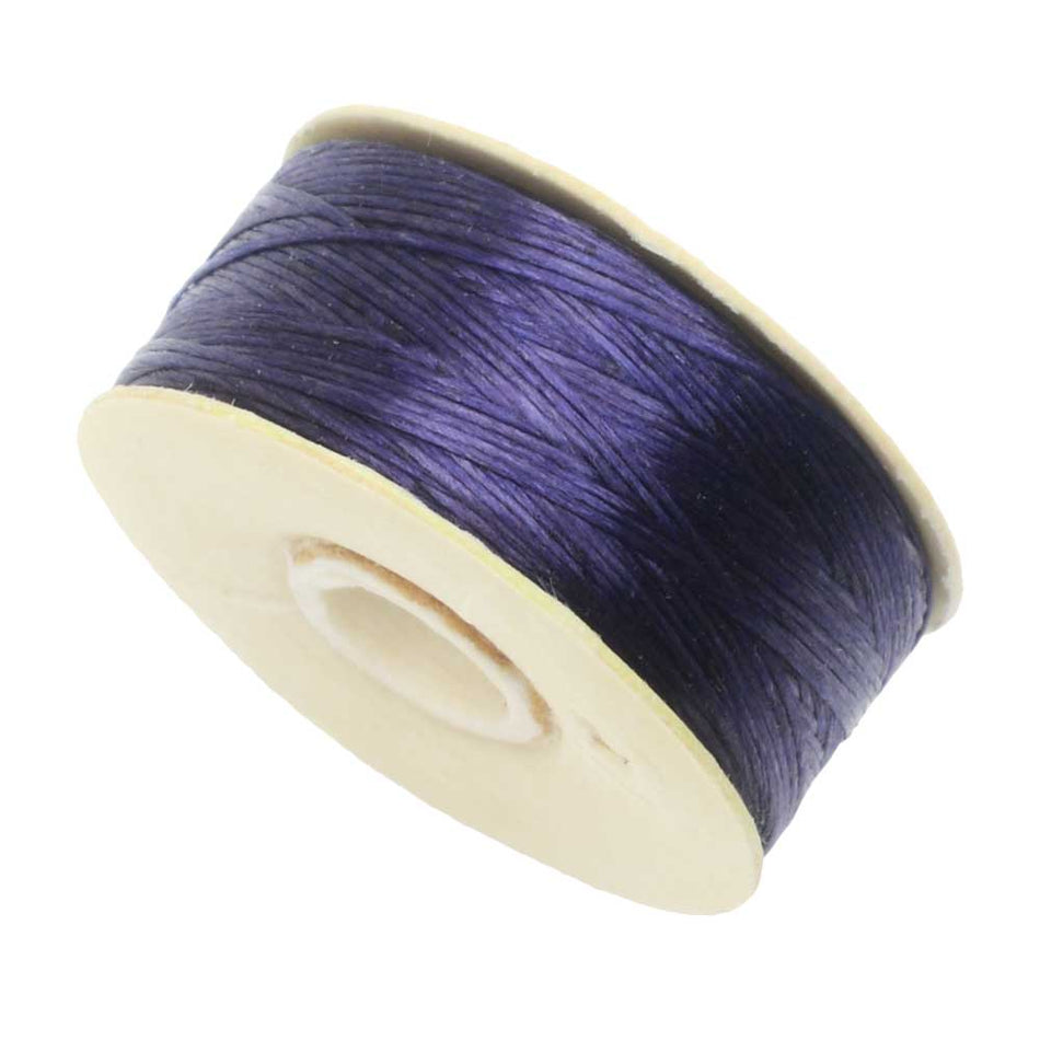 NYMO Nylon Beading Thread Size D for Delica Beads - Dark Purple 64YD