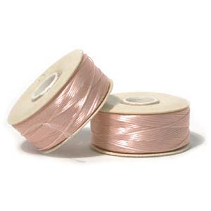 NYMO Nylon Beading Thread Size D for Delica Beads Light Pink 64YD