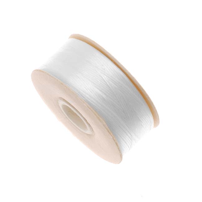 NYMO Nylon Beading Thread Size B for Delica Beads White 72YD