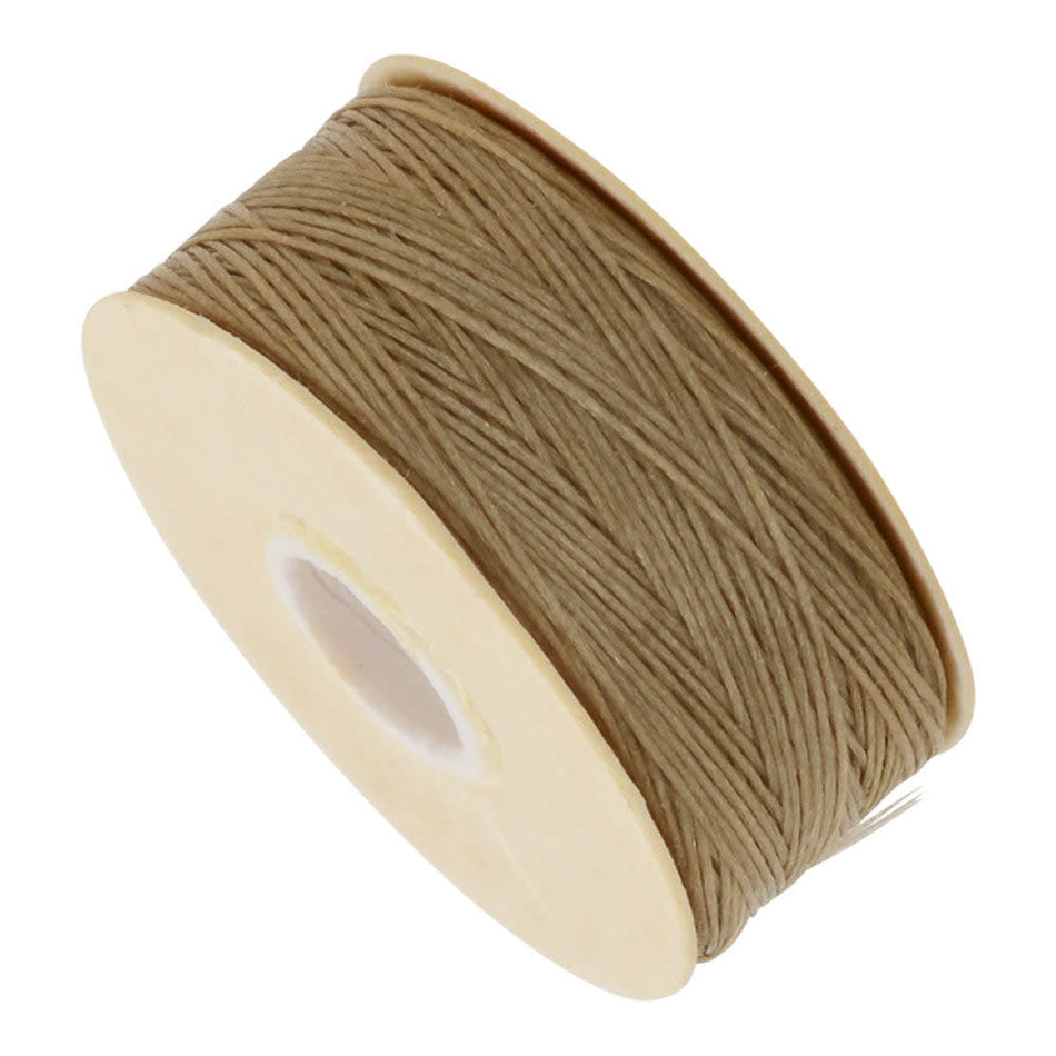 Nymo Nylon Beading Thread, Size 0 for Delicas, 64 Yard (58 Meter) Spool, Sand Ash