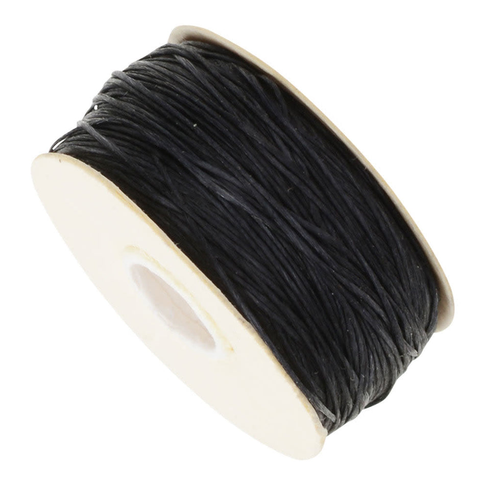 Nymo Nylon Beading Thread, Size B for Delicas, 64 Yard (58 Meter) Spool, Black