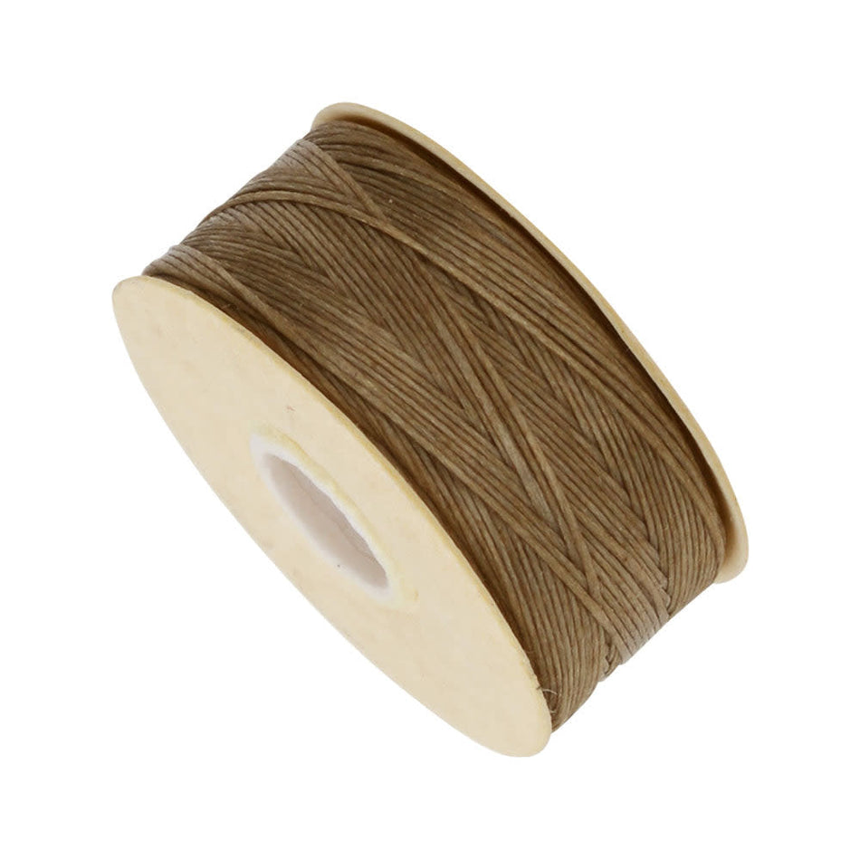 Nymo Nylon Beading Thread, Size B for Delicas, 64 Yard (58 Meter) Spool, Sand Ash