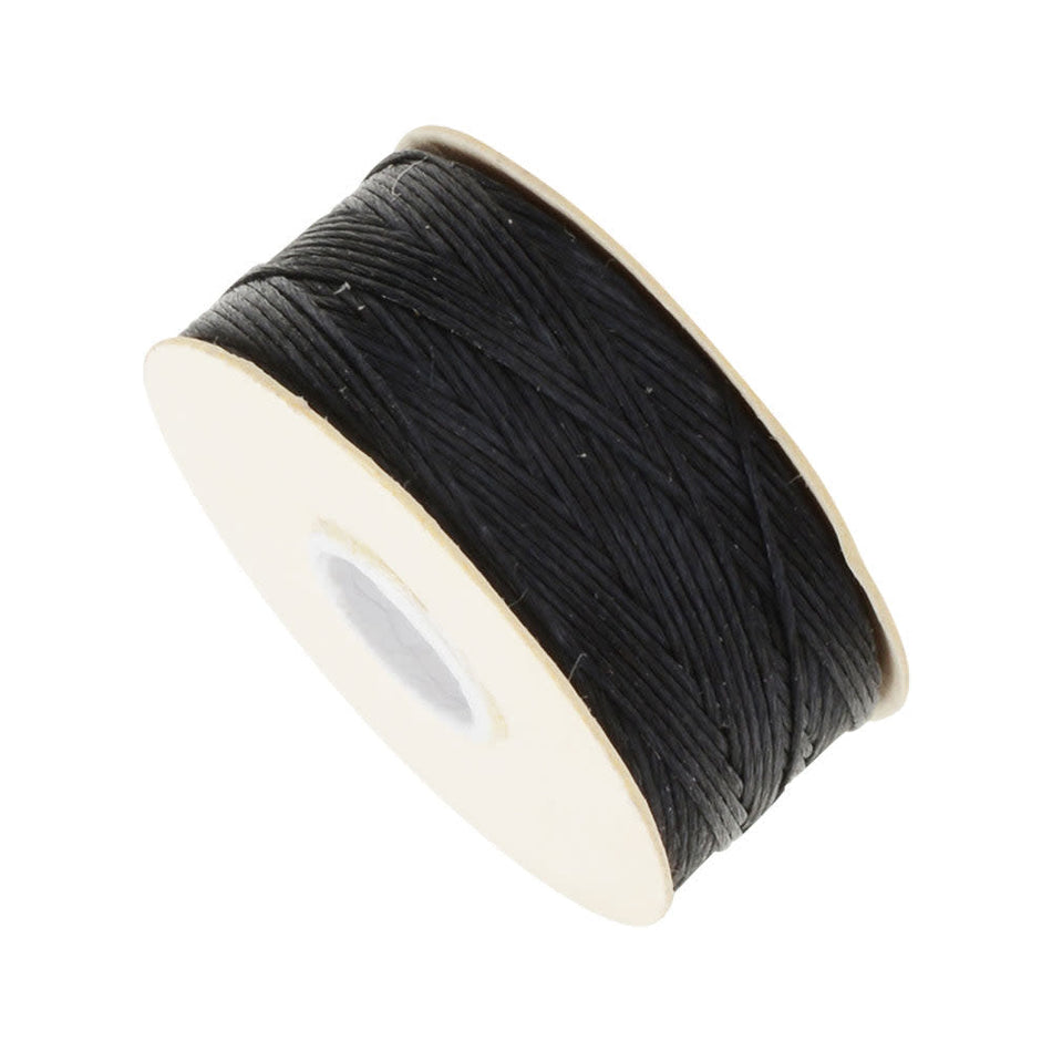 Nymo Nylon Beading Thread, Size F for Delicas, 64 Yard (58 Meter) Spool, Black