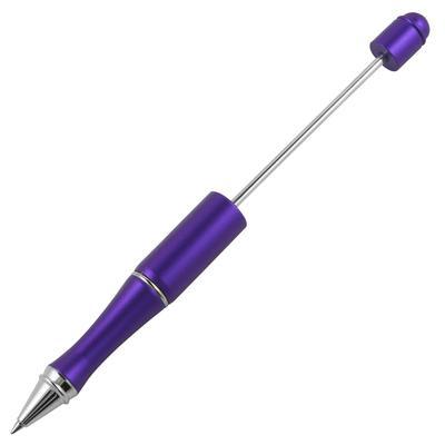 2 Purple DIY Beadable Pens ONLY
