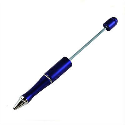 Rich Blue  - Metal Bead Pen