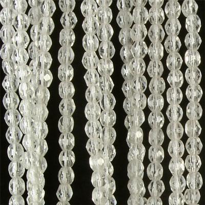 4mm Czech Fire Polish Crystal Beads - Goody Beads