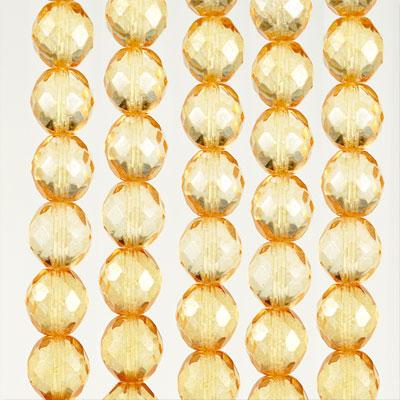 10mm Czech Fire Polish Champagne Luster Beads - Goody Beads