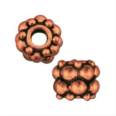 9mm Copper Bali Style Round Bead - Goody Beads