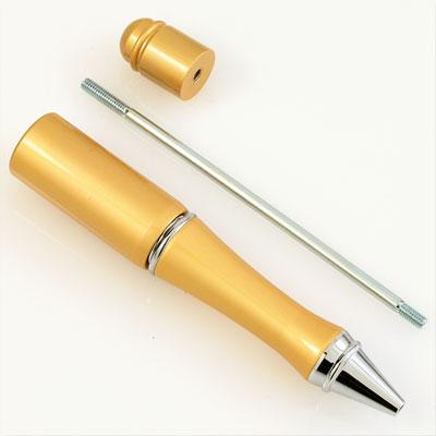 Satin Gold  - Metal Bead Pen