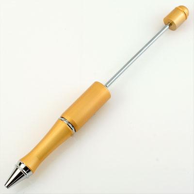 Satin Gold  - Metal Bead Pen