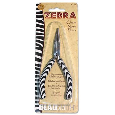 Zebra Chain Nose Pliers