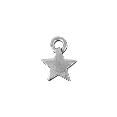 10mm Silver Pewter Small Star Pewter Charm - Goody Beads