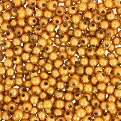 4mm Gold Miracle Bead - Goody Beads