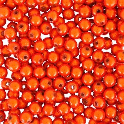6mm Orange Miracle Bead - Goody Beads