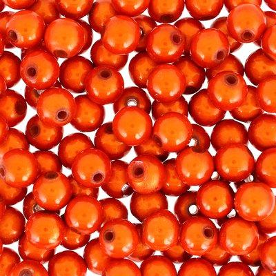 8mm Orange Miracle Bead - Goody Beads