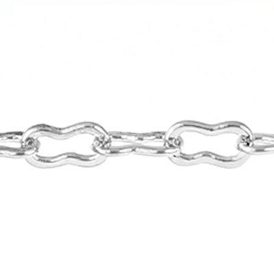 2.2mm Silver Plated Ornate Chain - Goody Beads