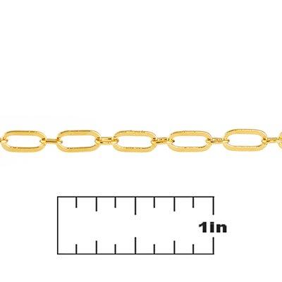 6mm Gold Plated Long & Short Chain - Goody Beads