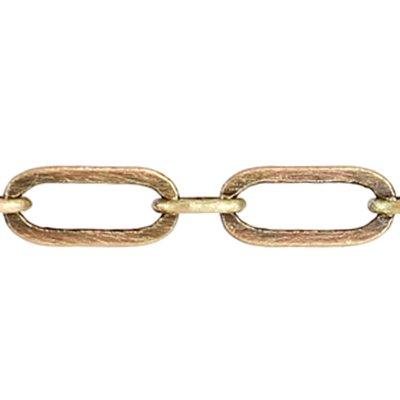 6mm Antique Brass Long & Short Chain - Goody Beads