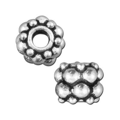 8mm Silver Plated Bali Style Spacer - Goody Beads