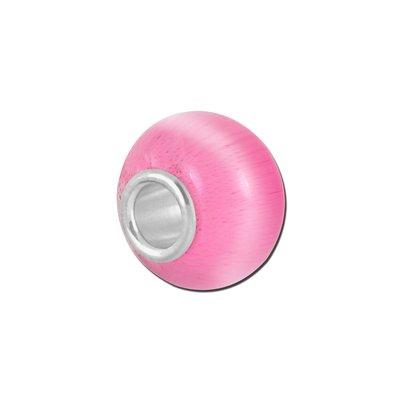 Petite Pink Cats Eye Bead - Interchangeable - Goody Beads