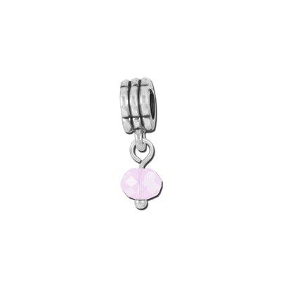 Petite Pink Glass Drop Bead - Interchangeable - Goody Beads