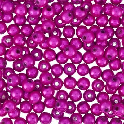 6mm Fuchsia Miracle Bead - Goody Beads