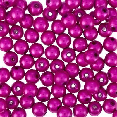 8mm Fuchsia Miracle Bead - Goody Beads