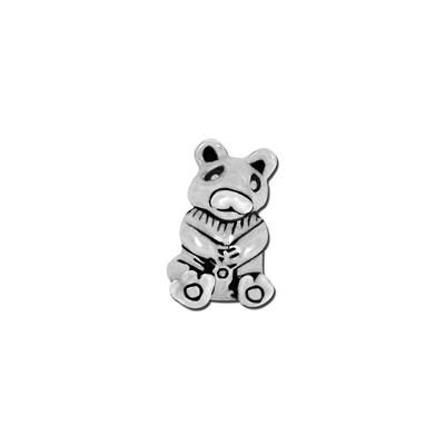 Petite Teddy Bear Bead - Interchangeable - Goody Beads