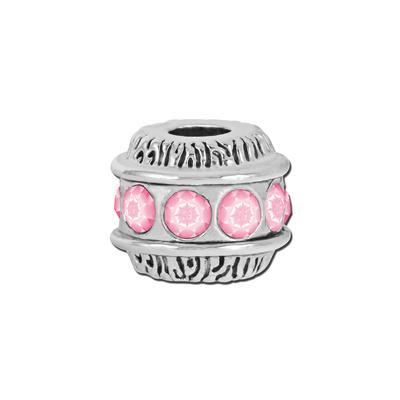 Petite Rose Birthstone Barrel Bead - Interchangeable - Goody Beads