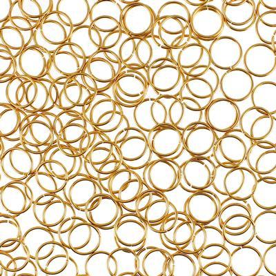 5mm Gold Plated 20 Gauge Round Jump Ring - Goody Beads