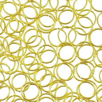 10mm Brass 18 Gauge Round Jump Ring - Goody Beads