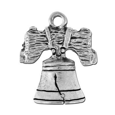 14x16x8mm Liberty Bell Pewter Charm - Goody Beads