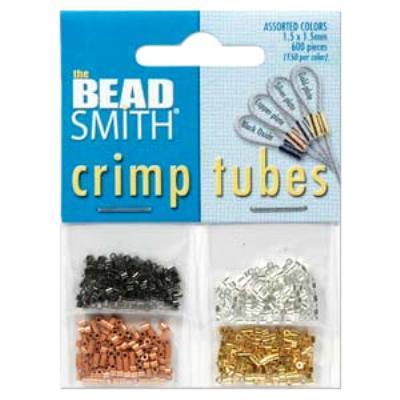 1.5mm Crimp Tube Assortment Pack - Goody Beads