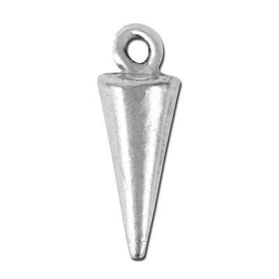 18mm Antique Silver Spike Pewter Charm - Goody Beads