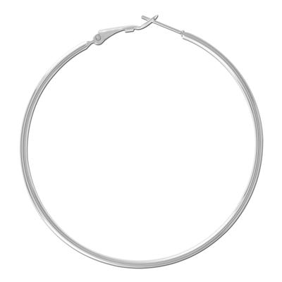 60mm Stainless Steel Hoop Earrings - Goody Beads