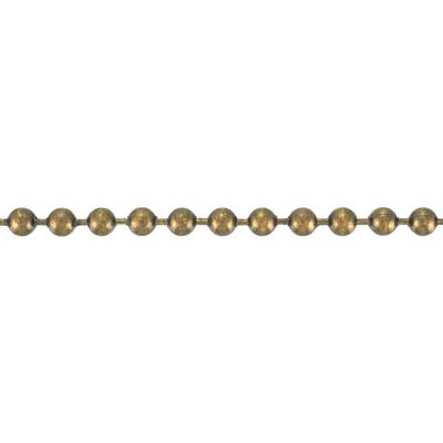 3.2mm Antique Brass Ball Chain - Goody Beads