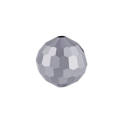 6mm Metallic Silver Round 96-Facet Chinese Crystal Beads - Goody Beads