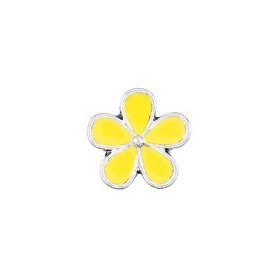 Yellow Enamel Tilly Slider Charm - Goody Beads