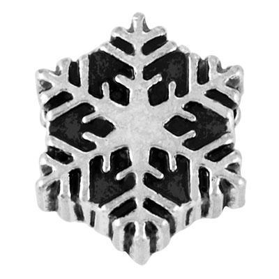 Snowflake Slider Charm - Goody Beads