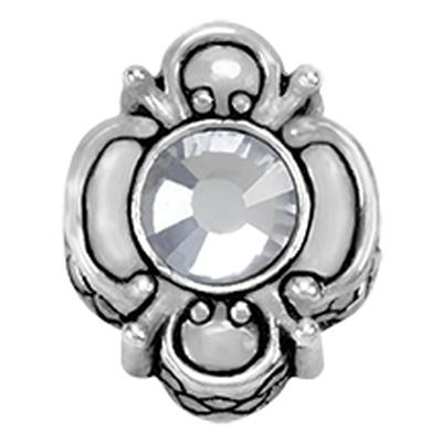 Clear Stone Lyndhurst Slider Charm - Goody Beads