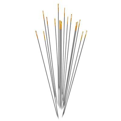 #10 Gold Eye Beading Needles - 7 Piece - Goody Beads