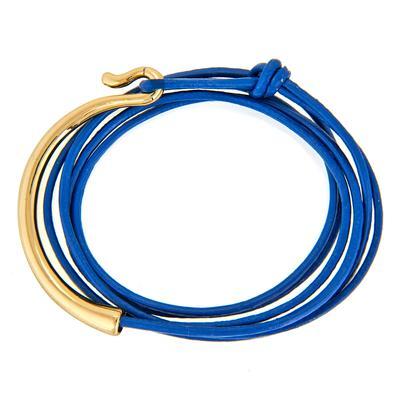 Gold Plated Hook Curved Clasp for 2mm Round Leather - Goody Beads