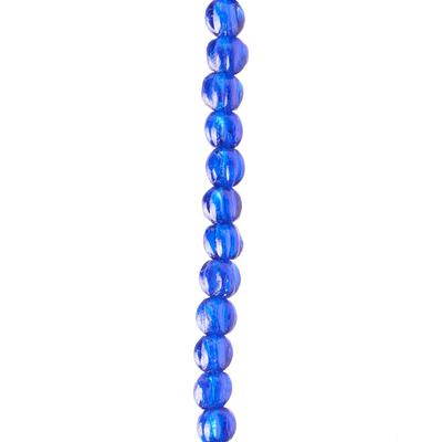 3mm Cobalt Melon Czech Glass Beads - Goody Beads