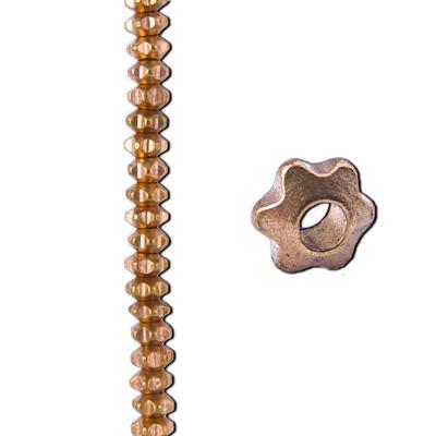 2.5x4mm Small Gear Brass Beads - Goody Beads