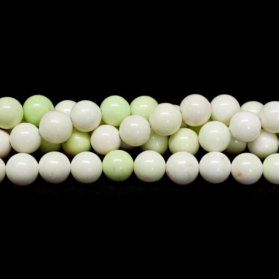 Australian Chrysoprase Lemon 8mm Round - 15-16 Inch