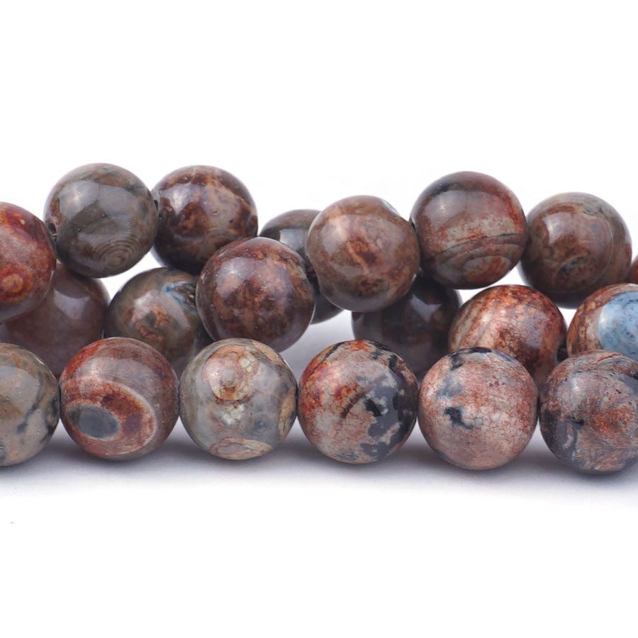 Ancient Cellar Black Agate 12mm Round - Limited Editions - Goody Beads