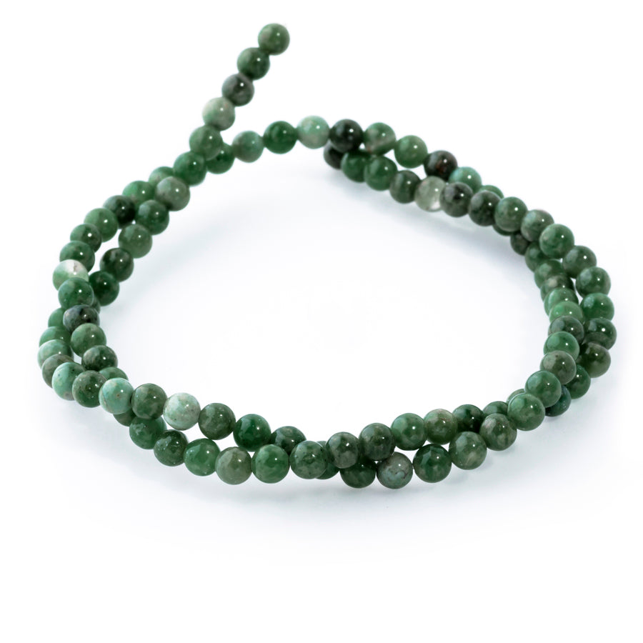 West African Jade 4mm Round A Grade - 15-16 Inch