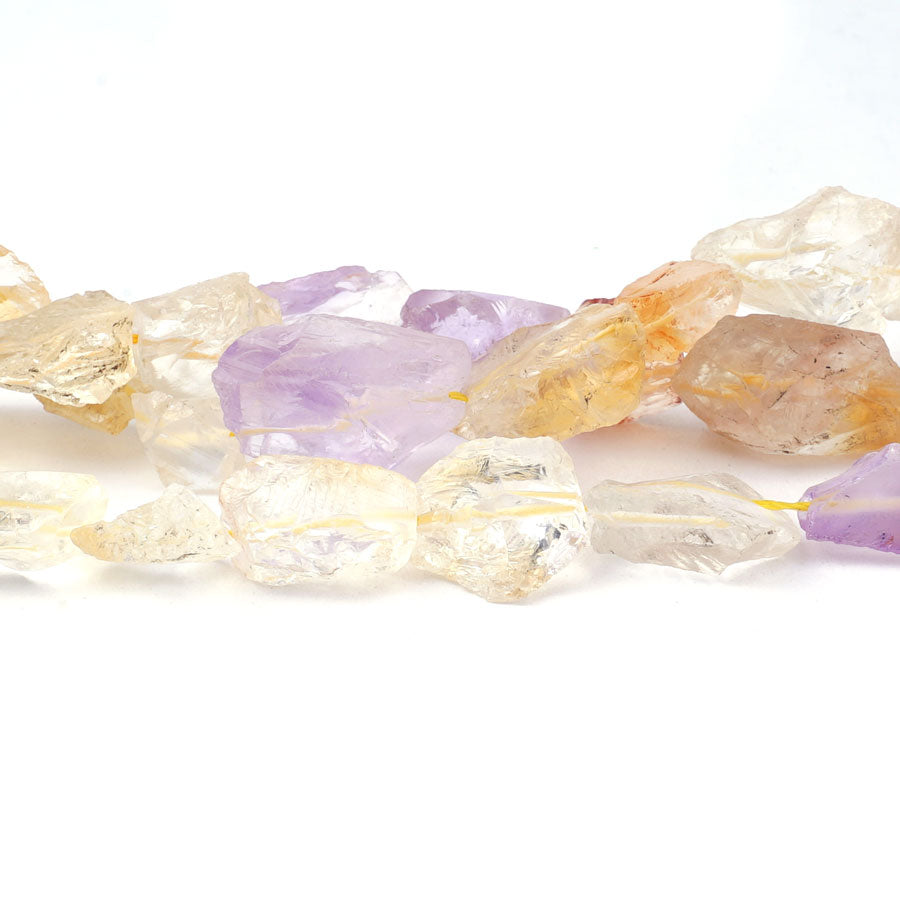 Amethyst and Citrine 12X16-13X18 Rough Nugget - Limited Editions - Goody Beads