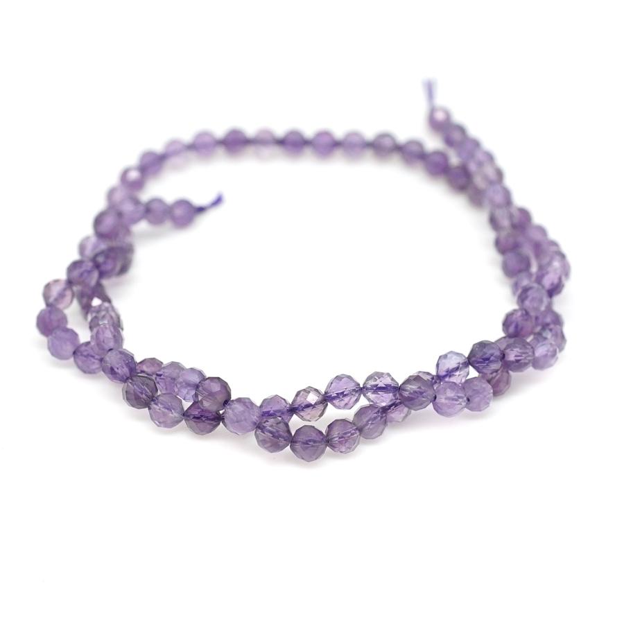 Amethyst A 4mm Round - 15-16 Inch