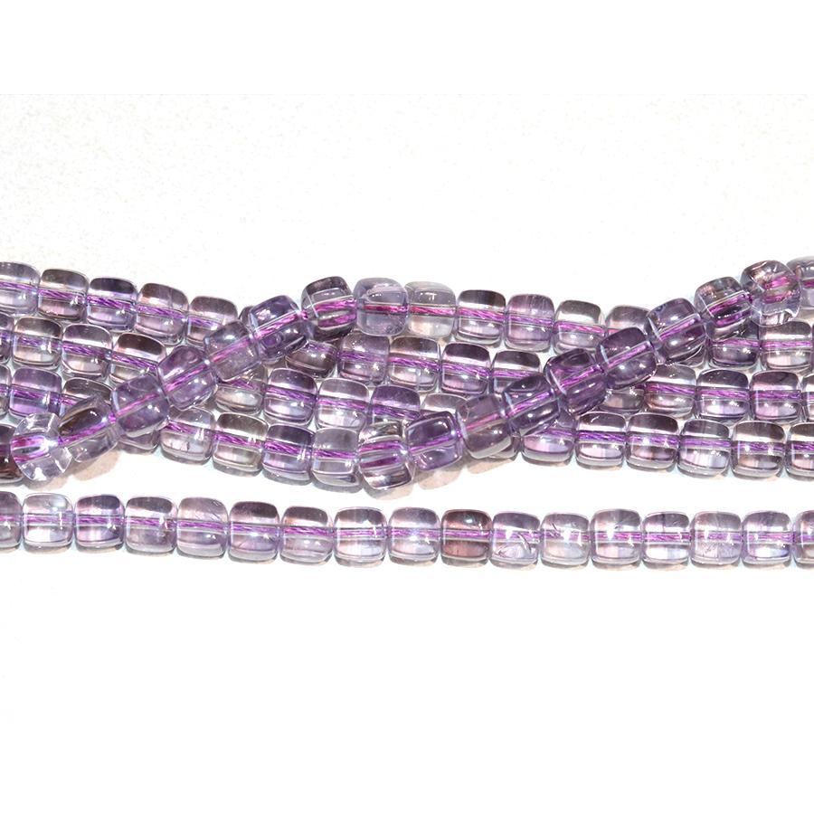 Amethyst 6mm Cube 15-16 Inch